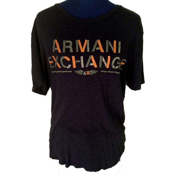 orange armani t shirt